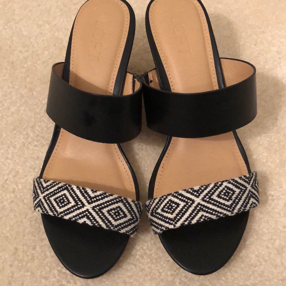 NWT Loft wedge sandals size 8.5